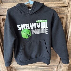 Minecraft Survival Mode Black Hoodie